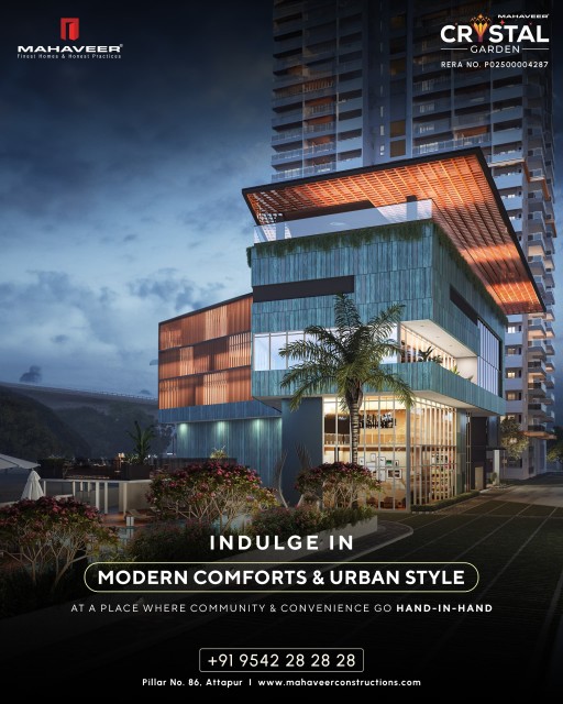 100 amenities luxury apartments in Hyderabad