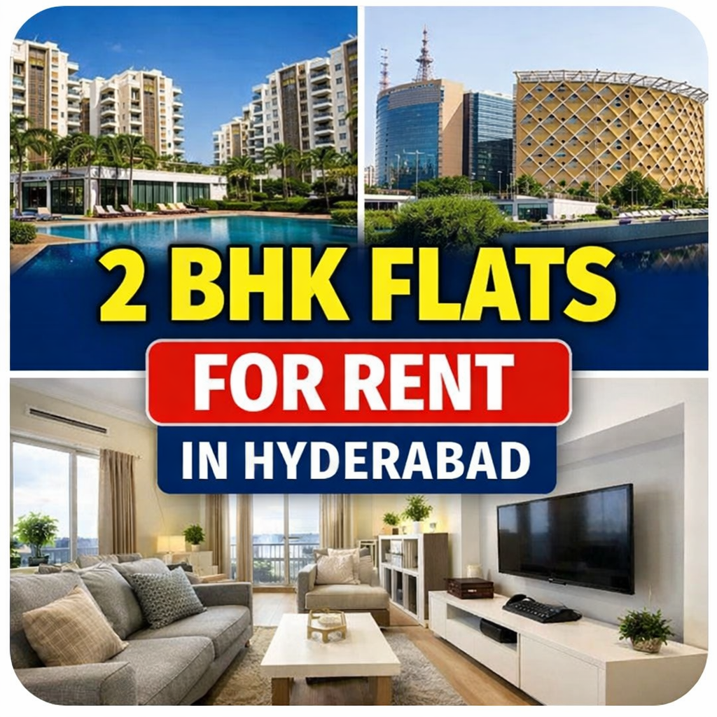  2 BHK Flats for Rent in Hyderabad 